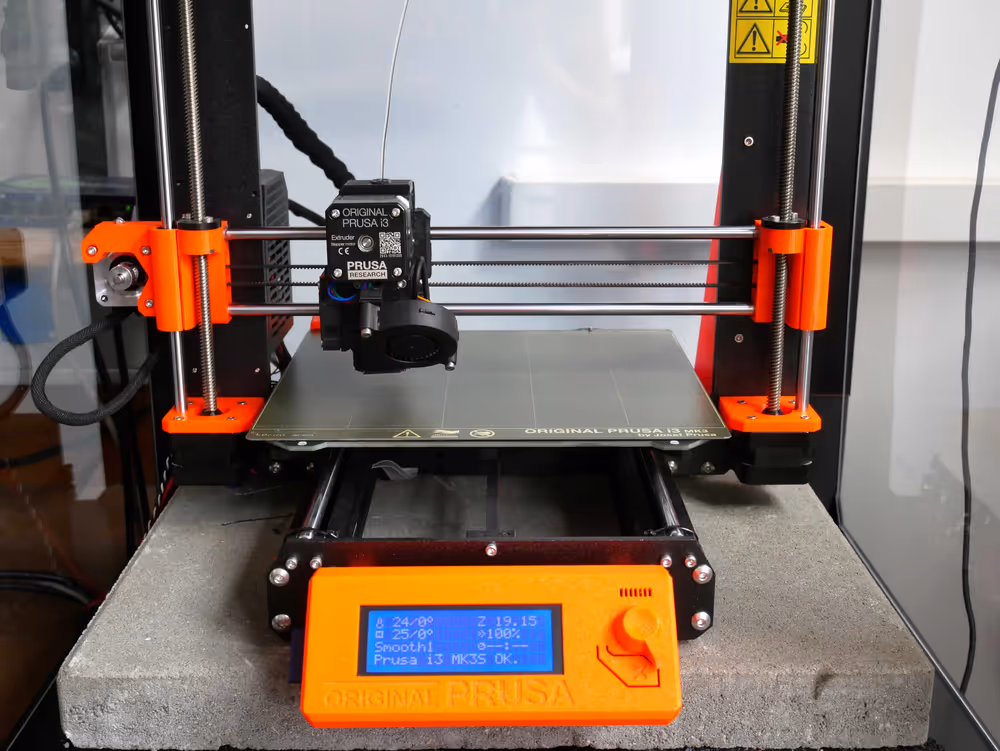 Ein Bild des Prusa i3 MK3s 3D-Druckers